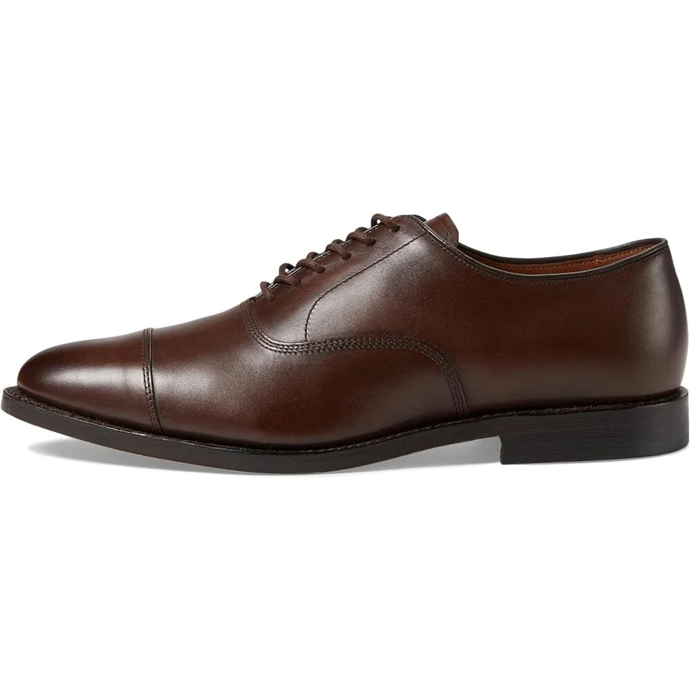 Allen Edmonds Park Avenue Oxford Mens US 11.5 Brown Leather Dress Shoes HAWK2147